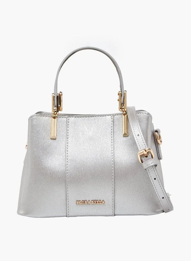 Flora Bella By Shoexpress Textured Tote Bag With Detachable Strap Ramadan Collection